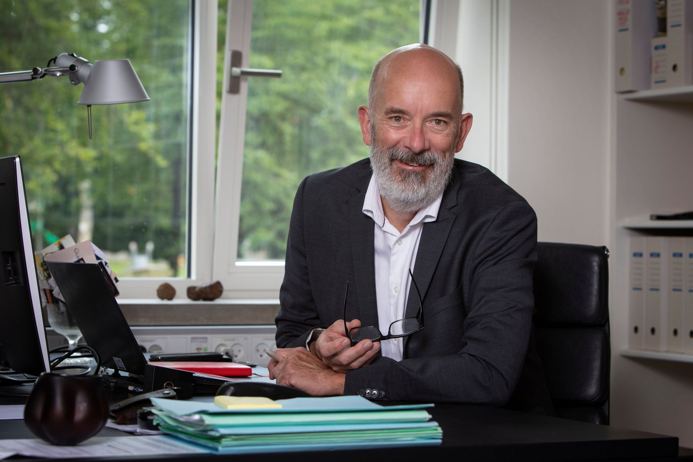 Søren Rud Keiding på sit kontor hos AIAS. Foto: Lars Kruse. 